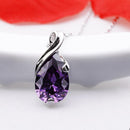 Natural Crystal Amethyst Healing Point Chakra Bead Stone Pendant for Necklace