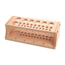 Practical Holder Organizer Wooden Multifunction Leather Tools Storage Rack DIY