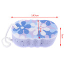 Cleaning Sponge Brush Hangable Printed Pattern Handheld Kitchen Cleaning Too@