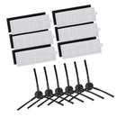 18pcs Vacuum Cleaner Parts For Ilife A4 A6 A4S A8 A40 Hepa Filter Side Brush
