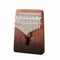 17 Key Gradient Deer Kalimba Mahogany Thumb Piano for Beginner Kid (Coffee)
