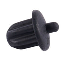10x Black Rubber 6.35mm Audio Jack PC DVD Microphone Socket Dust Cover N3B6