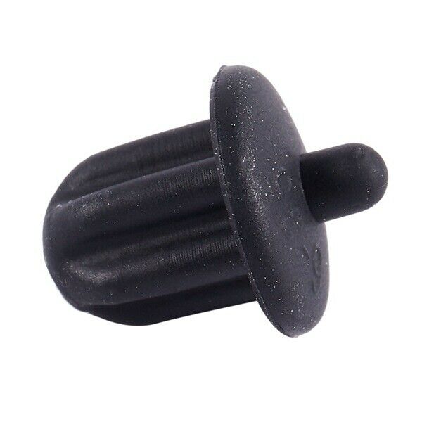 10x Black Rubber 6.35mm Audio Jack PC DVD Microphone Socket Dust Cover N3B6