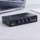 USB 2.0 4 Ports Sharing Switcher Selector Adapter Box Hub for PC Scanner