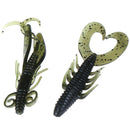 20pcs Soft Worm Shrimp Sea Fishing Lures Tackle crayfish Crankbaits OZ
