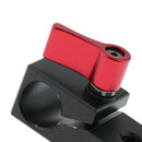 15mm Rod Clamp with 1/4" Thread for DSLR Rig Rail Support Magic Arm Monitor