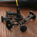50 Pcs Nylon Bumper Push Fastener Rivet Clips Expansion Screw Kit
