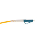 3 meter Singlemode Simplex Fiber Optic Jumper Electric Cable LC to LC Yellow