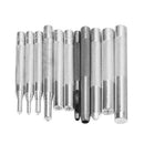 13Pcs Four Button Die Punch Snap Rivet Setter Base Kit DIY Craft Durabl dfg