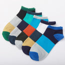 5pairs/lot Men Socks Good Quality Short Socks Antiskid Invisible Casual Cy