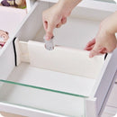 Drawer Dividers White Spring Loaded Expandable Kitchen Bedroom Organizer