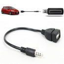3.5mm Male Plug Jack To USB 2.0 Female Car Stereo Audio Adapter Converter CabTO