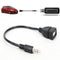 3.5mm Male Plug Jack To USB 2.0 Female Car Stereo Audio Adapter Converter CabTO