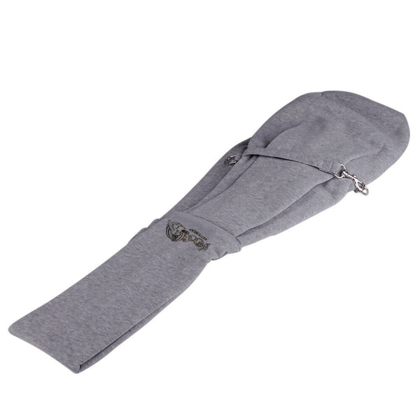 Pet Dog Cat Sling Shoulder Carrier Outdoor Travel Puppy Pouch Bag Grey