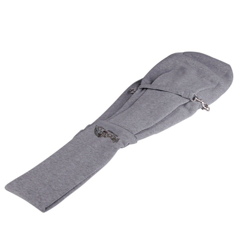 Pet Dog Cat Sling Shoulder Carrier Outdoor Travel Puppy Pouch Bag Grey