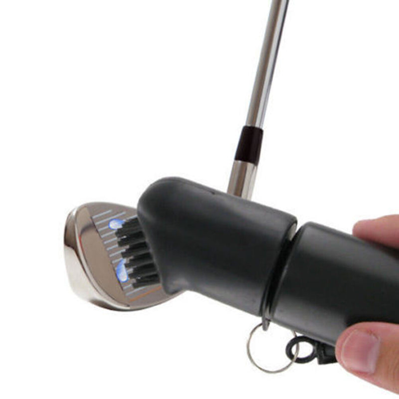 Golf Club Scrub Wet Cleaning Brush Washer Refillable Water Bottle w Bag ClipTDES