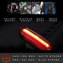 120 Lumens LED Bike Tail Light USB Rechargeable Powerful Bicycle Rear Light Hot-
