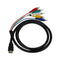 1.5M 5 FT HDMI to 5 RCA male Audio Component Cable for Video Convert HDTV 1 N1T1