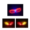 Motorcycle Modified Red Amber lamp led wing tail lamp rear taillight with s