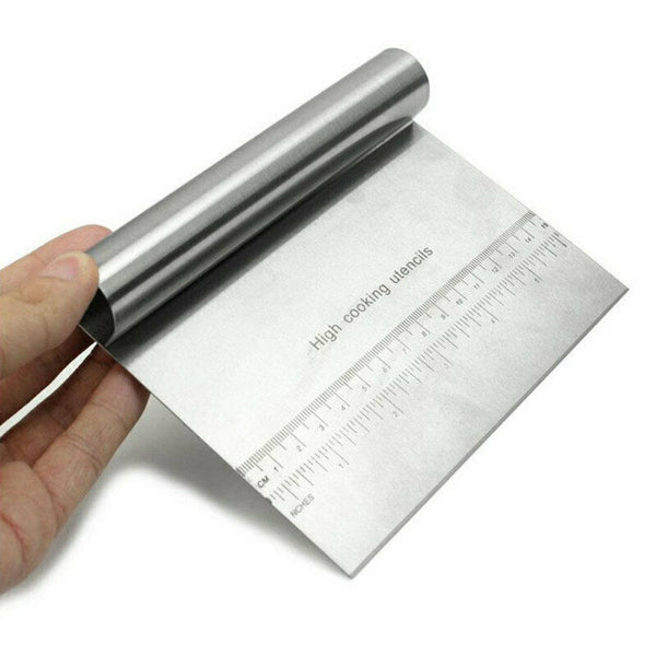 6PCS Stainless Steel Smoother Edge Cake Scraper Kitchen Flour Pastry tool