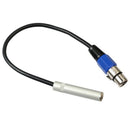 Pin Plug 6.35Mm 1/4 Inch Trs To Xlr Male To Female Cable 3 Pin Female Socke A7B2