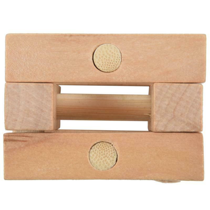 Classical Wooden Puzzle Toys Pole Ming Lock Luban Lock Q1R7