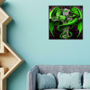 5D DIY Full Drill Diamond Painting Green Novelty Cross Stitch Embroidery