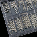 180 Pieces Assorted Spring Bars Watch Band Stainless Steel Cotter Link Pins 8mm