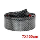 7CM*1M Car Carbon Fiber Rubber Edge Guard Strip Door Sill Protector Accessories