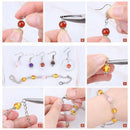 24 Grid Jewelry Accessories Combination Set Closed Ring Lobster Buckle Wine