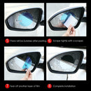 Car Side Rearview Mirror Anti Fog Rainproof Films+Styling Stickers Decals