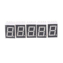 5 Pcs 10 Pin 1 Bit 7 Segment 1" Red LED Display Digital Tube Common Cathode ME