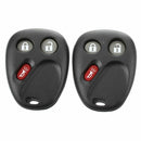 2X Remote Keyless Entry Blank Key Fob Case Shell Pad For Chevrolet Chevy Gm B6M4