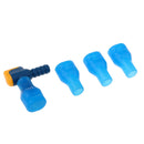 3pcs Tube Bite Valve Hydration Pack Water Bladder Mouth Piping Nozzle