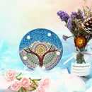 DIY Tree Diamond Painting Light Special Full Drill LED Night Lamp (Blue)