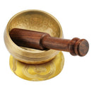 3.2 Inch Tibetan Singing Bowl Zen Meditation Yoga Meditation Bowl Wooden St