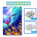 1000 Pieces DIY Fish Jellyfish Puzzle Educational Learning Assembling Toys