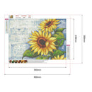 5D DIY Diamond Painting Flower Full Round Drill Embroidery Craft (LG197) A