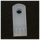 100 Pcs White Nylon Cable Clamp Organizer V5S7