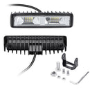 6 Inch 48W 16 LED Work Light Flood Beam Bar Car SUV OffRoad Driving Fog LampsJ,a