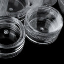 50 Pieces Travel Cosmetic Sample Containers 5 Gram Plastic Pot Jars
