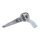 Electric control cabinet pull type long shaft L handle lock with plate D2C6