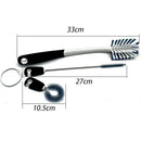 3pcs Water Bottle Mugs Nylon Bristles Cleaning Brush Straw Brush Detail Cleaner
