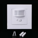 AC 110V-240V Infrared PIR Motion Sensor Recessed Wall Module Light Switch  1Pc