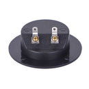 Speaker Terminal Connection Gilded Round Boxes with 2 Banana Jack DIY B Hn