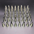 52x Icing Piping Set Pastry Fondant Cake Decorating Sugarcraft Nozzle Tip  XEX
