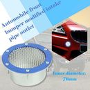 76mm Air Duct Grille Racing Front Bumper Vent Inlet Designed for Cold Air Intake