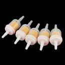Motorcycle Clear Inline Gas Magnetic Fuel Filter 1/4" 5mm 6mm Engine Parts