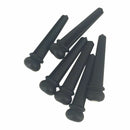 Ebony Guitar Bridge Pins,Ebony End Pin,Endpin,Abanlone Dot for Acoustic Gui