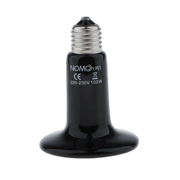 Reptile Infrared Heater Heat Lamp Terrarium Amphibian Screw in E27 Bulb 100W